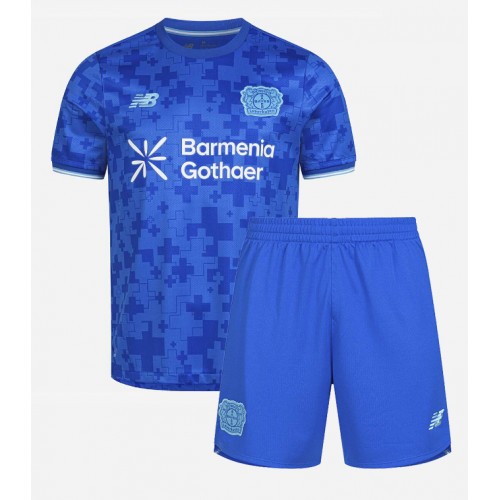 Bayer Leverkusen Edmond Tapsoba #12 Replica Third Stadium Kit for Kids 2025-26 Short Sleeve (+ pants)